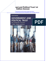 Full Chapter Government and Political Trust 1St Edition Duncan PDF