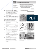 Life Vision Pre-Int Gram Worksheet B U6