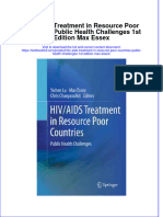 Textbook Hiv Aids Treatment in Resource Poor Countries Public Health Challenges 1St Edition Max Essex Ebook All Chapter PDF