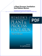 Download textbook Hemeon S Plant Process Ventilation Third Edition Burton ebook all chapter pdf 