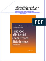 Textbook Handbook of Industrial Chemistry and Biotechnology Scott D Barnicki Ebook All Chapter PDF