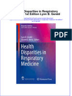PDF Health Disparities in Respiratory Medicine 1St Edition Lynn B Gerald Ebook Full Chapter