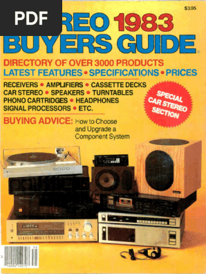 ひゃくえむ。 Vol.1-3 セット Stereo Directory 1983 | PDF | Phonograph | Consumer Electronics