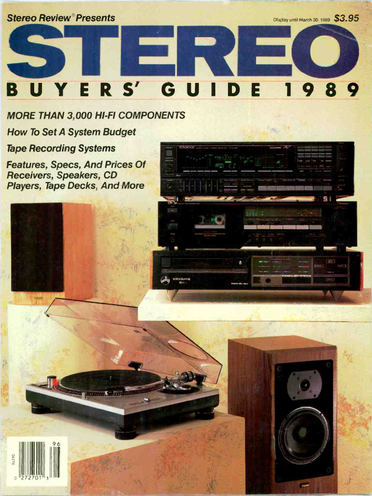 Stereo Directory 1989 | PDF | Loudspeaker | Sound Recording And