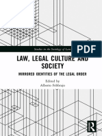 (Studies in the Sociology of Law) Alberto Febbrajo - Law, Legal Culture and Society_ Mirrored Identities of the Legal Order-Routledge (2019)