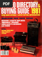 Stereo Directory 1981 | PDF | Loudspeaker | Phonograph