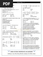 Mock Test - 5: SSB Guide Defence Academy