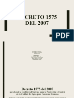 Exposicion Decreto 1575 Del 2007