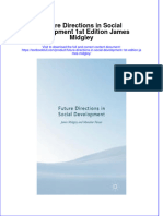 Textbook Future Directions in Social Development 1St Edition James Midgley Ebook All Chapter PDF