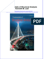 Download textbook Fundamentals Of Structural Analysis Kenneth M Leet ebook all chapter pdf 