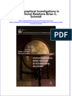 Download textbook Historiographical Investigations In International Relations Brian C Schmidt ebook all chapter pdf 