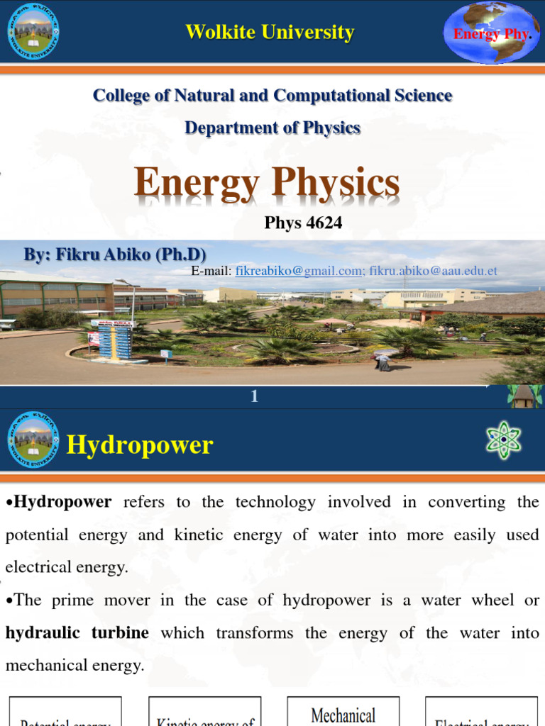Hydropower Pdf Hydroelectricity Electric Generator