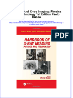 Download textbook Handbook Of X Ray Imaging Physics And Technology 1St Edition Paolo Russo ebook all chapter pdf 