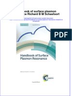 Download textbook Handbook Of Surface Plasmon Resonance Richard B M Schasfoort ebook all chapter pdf 