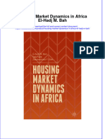 Textbook Housing Market Dynamics in Africa El Hadj M Bah Ebook All Chapter PDF