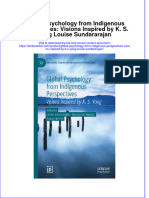 Full Chapter Global Psychology From Indigenous Perspectives Visions Inspired by K S Yang Louise Sundararajan PDF
