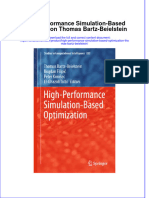 PDF High Performance Simulation Based Optimization Thomas Bartz Beielstein Ebook Full Chapter