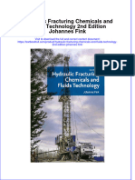 PDF Hydraulic Fracturing Chemicals and Fluids Technology 2Nd Edition Johannes Fink Ebook Full Chapter