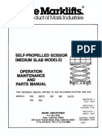 MarkLift 25E Operation Maintenance and PArts Manual