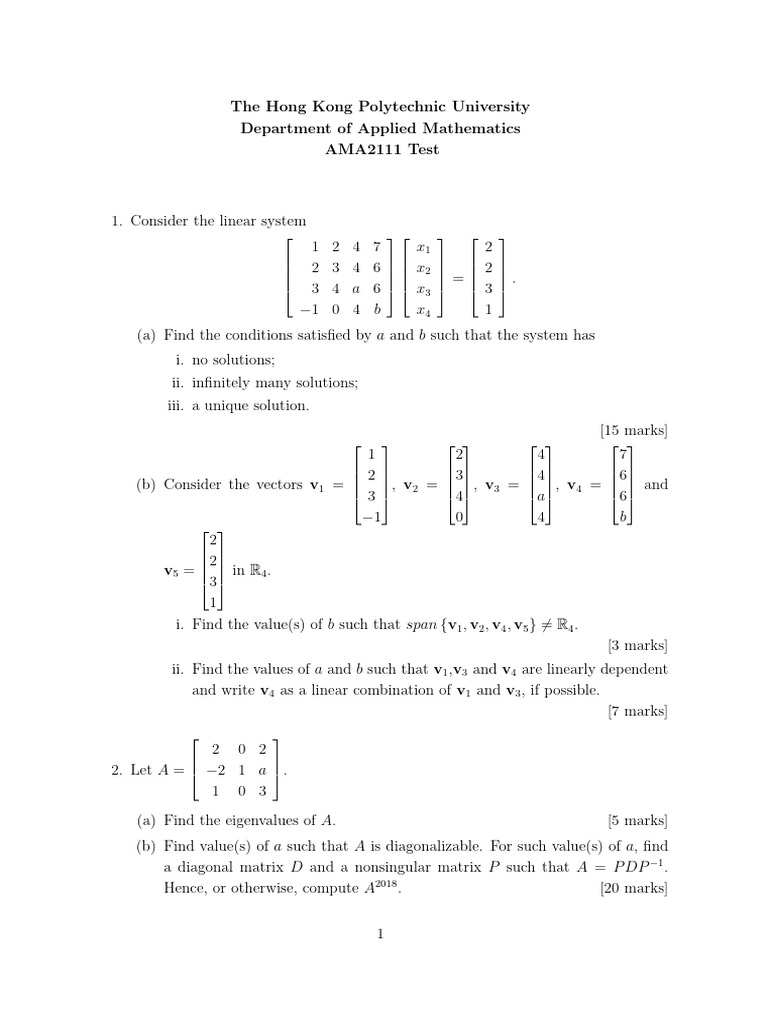 Past Test Of Teach
