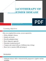 Pharmacotherapy of Alhiezimer Disease