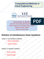 5-Module - 2 Lecture PPT - Linear and Nonlinear System of Equations-18!01!2024