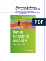Download textbook Human Monoclonal Antibodies Methods And Protocols Michael Steinitz ebook all chapter pdf 