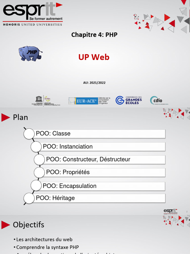 POO en PHP : Constructeurs et Destructeurs | PDF | Classe (informatique ...