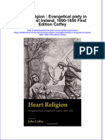 Download textbook Heart Religion Evangelical Piety In England Et Ireland 1690 1850 First Edition Coffey ebook all chapter pdf 