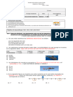 7° AÑO  EVALUACION SUMATIVA UNIDAD 1 MATEMÁTICA OA 1, 2, 3, 4, 5 adecuada