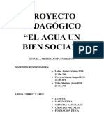 PROYECTO PEDAGÓGICO-el Agua Un Bien Social (1)