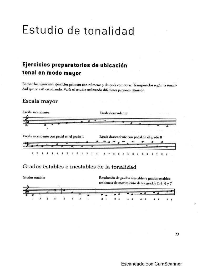 Estudio de La Tonalidad | PDF