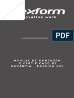 Manual Cadeira Flexform Uni