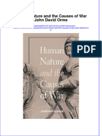 Textbook Human Nature and The Causes of War John David Orme Ebook All Chapter PDF