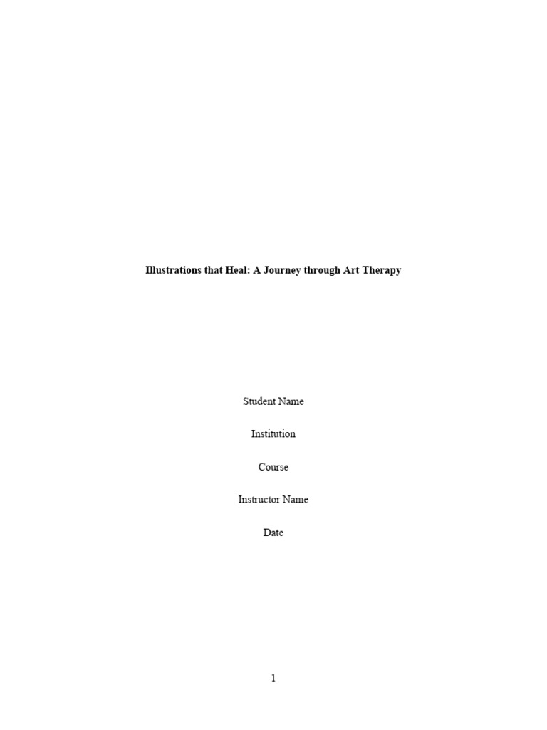 Healing Through Art Therapy Illustrations | PDF | Art Therapy ...