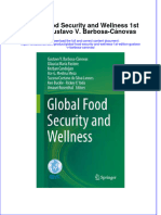 Download textbook Global Food Security And Wellness 1St Edition Gustavo V Barbosa Canovas ebook all chapter pdf 