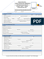 Ficha de Actualizacion de Datos Cole