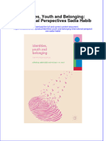 Download textbook Identities Youth And Belonging International Perspectives Sadia Habib ebook all chapter pdf 