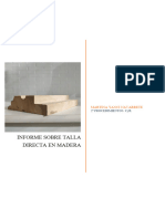 INFORME SOBRE TALLA DIRECTA EN MADERA