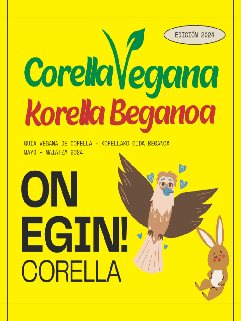 Guía Vegana de Corella 2024 | PDF | ensalada | Veganismo