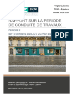 GUILLERME Virgile - Rapport P2 Conduite de Travaux