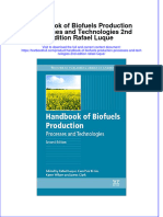 Download full chapter Handbook Of Biofuels Production Processes And Technologies 2Nd Edition Rafael Luque pdf docx