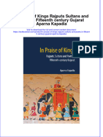 Textbook in Praise of Kings Rajputs Sultans and Poets in Fifteenth Century Gujarat Aparna Kapadia Ebook All Chapter PDF