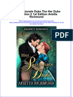 Full Chapter Her Passionate Duke The Her Duke Collection 5 1St Edition Arietta Richmond PDF