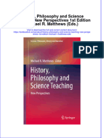 Download textbook History Philosophy And Science Teaching New Perspectives 1St Edition Michael R Matthews Eds ebook all chapter pdf 