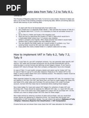 Tally 7.2 to tally 9 migration tool