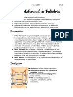 Dolor abdominal en Pediatria