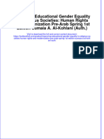Download textbook Improving Educational Gender Equality In Religious Societies Human Rights And Modernization Pre Arab Spring 1St Edition Sumaia A Al Kohlani Auth ebook all chapter pdf 