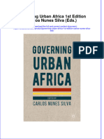 Download textbook Governing Urban Africa 1St Edition Carlos Nunes Silva Eds ebook all chapter pdf 