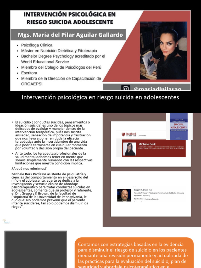 Prevención del suicidio en adolescentes | PDF | Suicidio | Depresión ...